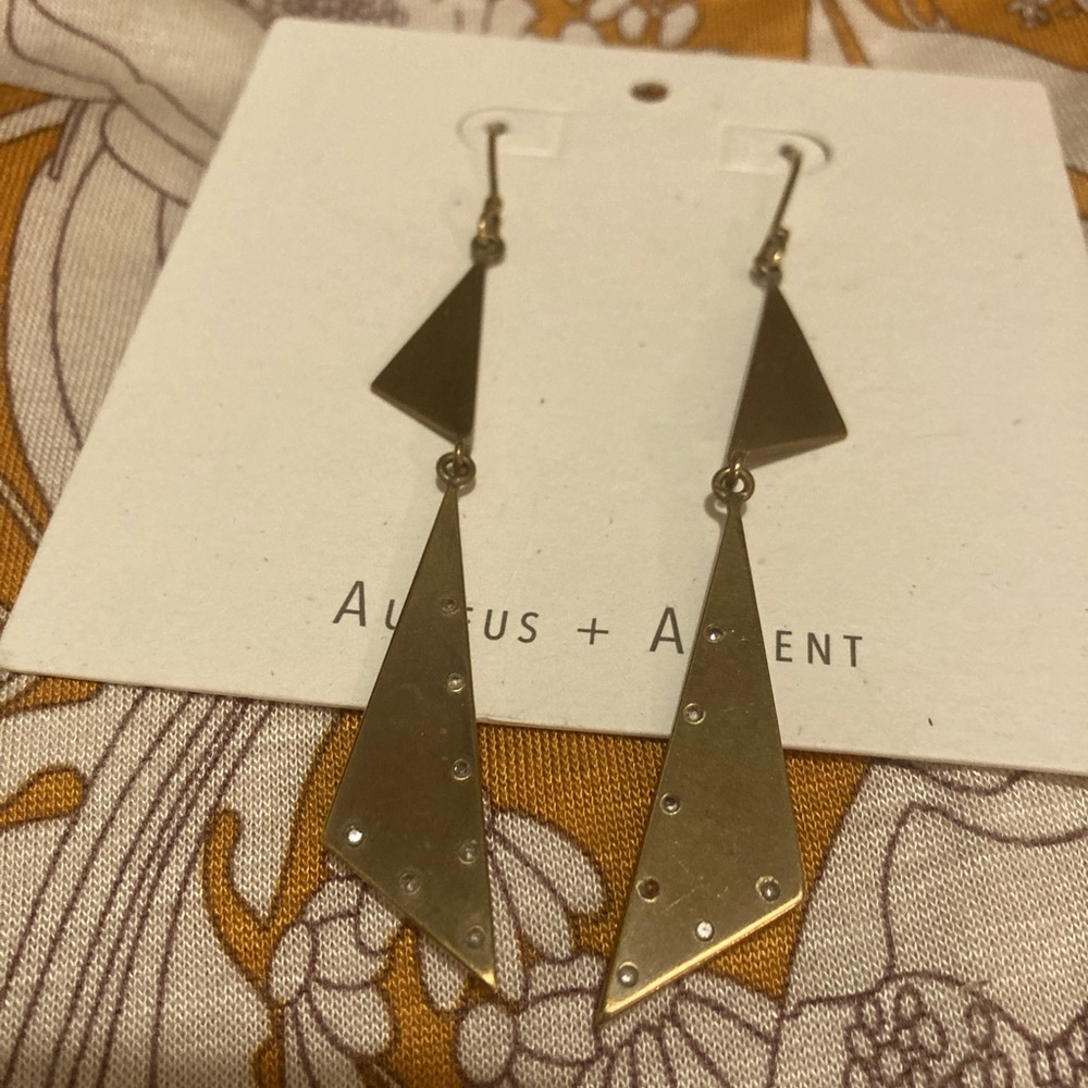 Banana Republic Aureus Argent gold earrings
